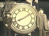 Doc and Marty's clock photograph