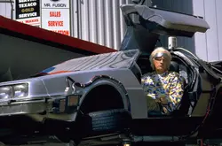 El Doc en el DeLorean volador.
