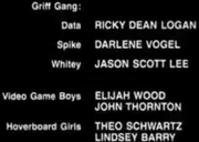 end credits for "Griff Gang"