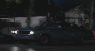 Drive-by shooters firing at Strickland.