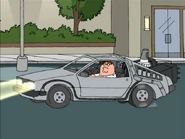 El DeLorean en Family Guy