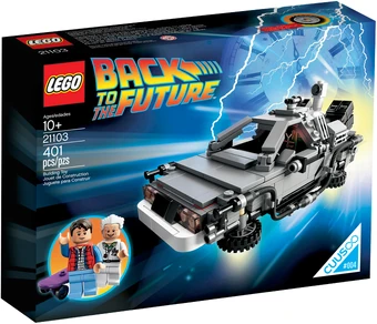 back to the future lego train