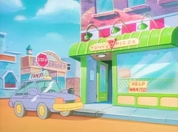 Tony's Pizza exterior.