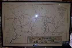 Map of the railroad lines around Hill Valley.