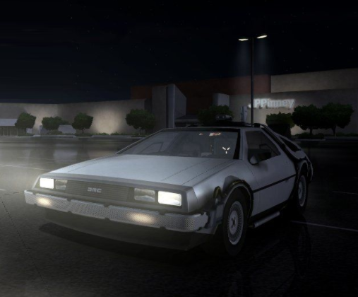 back to the future car game