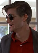 George McFly wears sunglasses in the improved 1985.