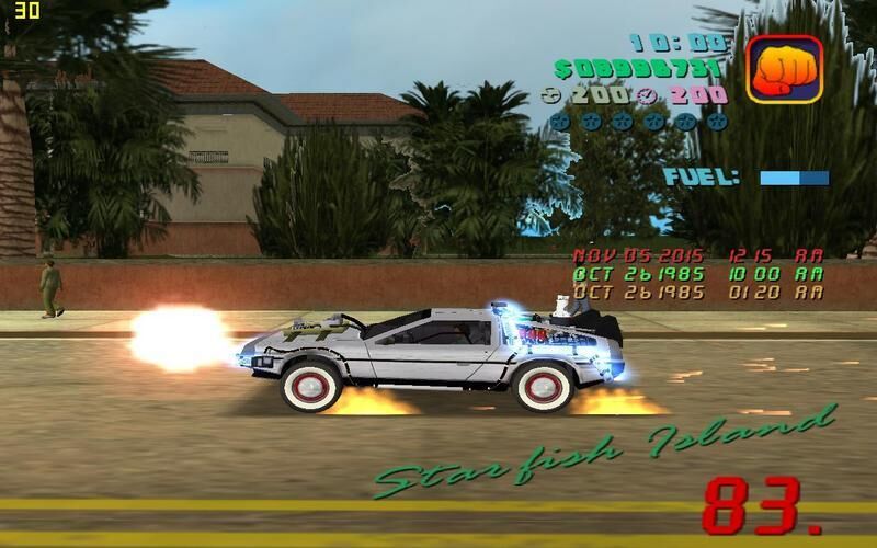 Back To The Future Hill Valley Mod for Grand Theft Auto Vice City