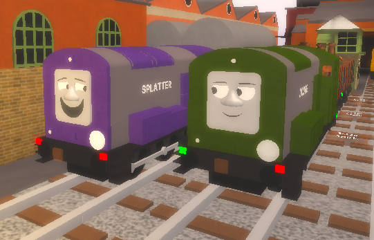 Splatter and Dodge | Blue Train With Friends Wiki | Fandom