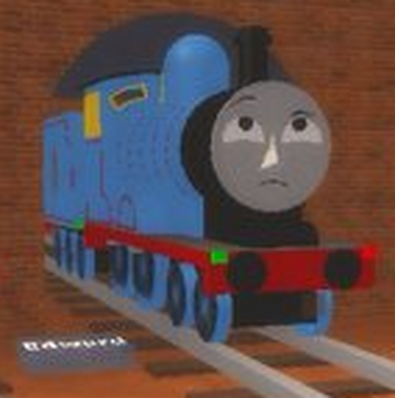 The First Red Engine, Blue Train With Friends Wiki