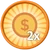 2x Coins