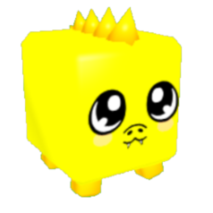 Yellow Dino Bubble Gum Simulator Wiki Fandom - blue and yellow dino hat roblox