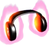 Flaming Headphones