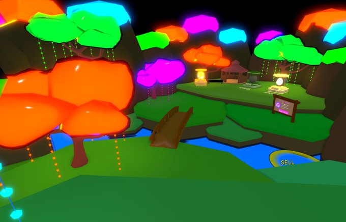 Mystic Forest Starter Area Bubble Gum Simulator Wiki Fandom - roblox bubble gum simulator background