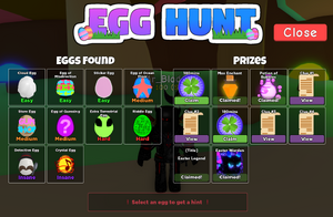 Easter Egg Hunt 2021 Bubble Gum Simulator Wiki Fandom - how to get all the eggs in roblox 2021