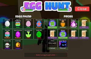 Easter Egg Hunt 2021 Bubble Gum Simulator Wiki Fandom - what is the game for roblox egh hunt 2021