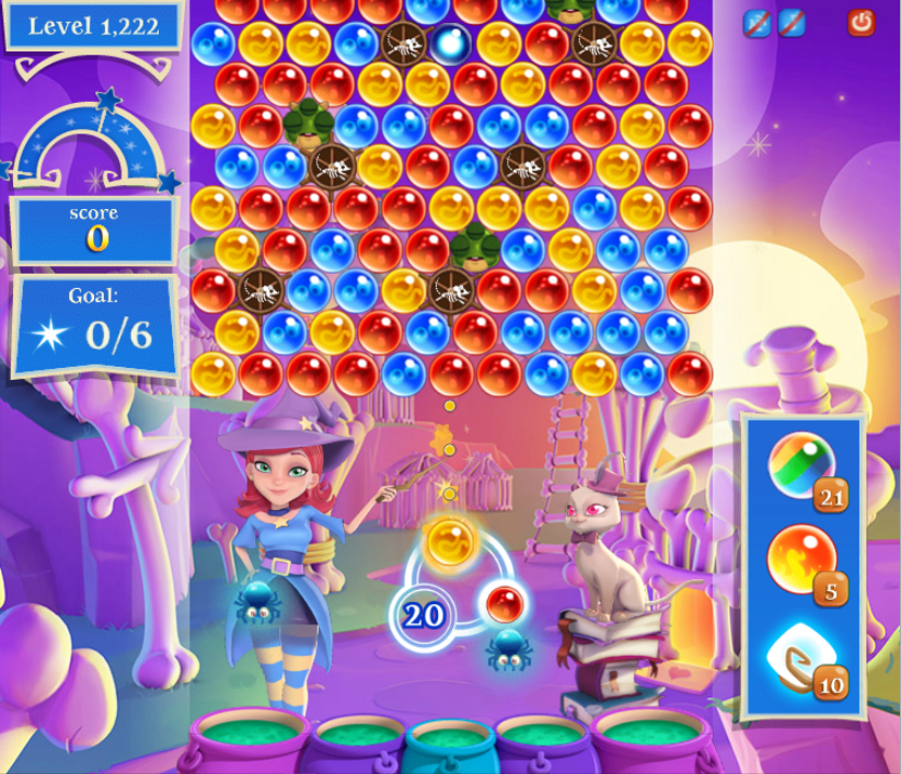 Bubble Witch Saga 2 Level 578 