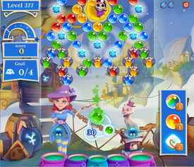 Bubble Shooter Level 381 Gameplay 