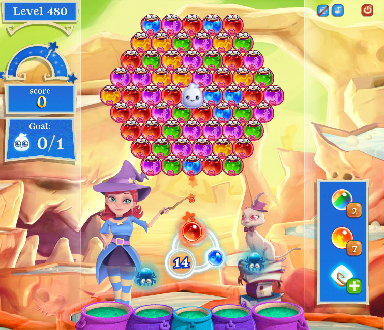 Bubble Witch Saga 2 level 1001 NO BOOSTERS 