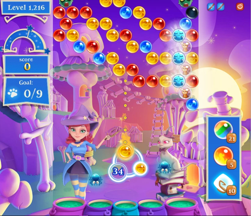 level-1216-bubble-witch-saga-2-wiki-fandom