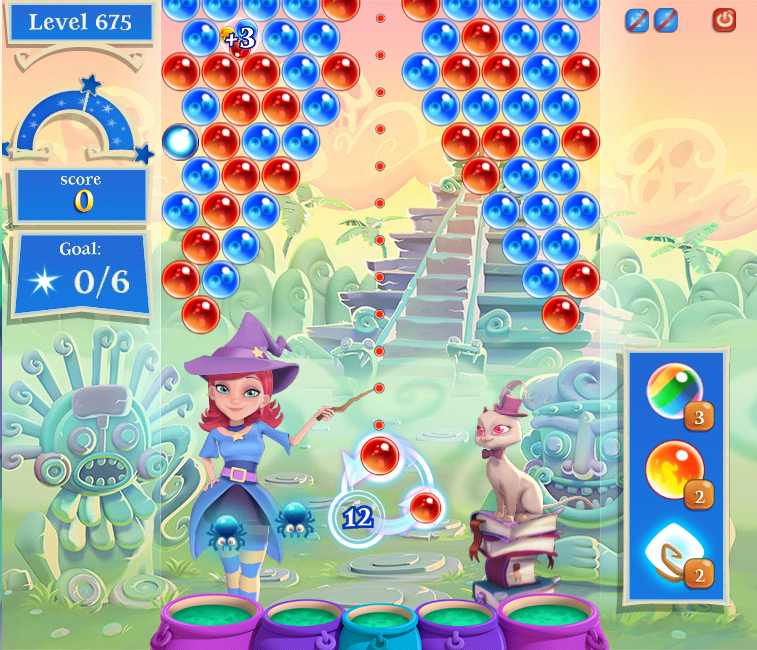 Bubble Witch Saga 2 Level 552 