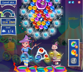 Bubble Witch Saga 2 Level 114 