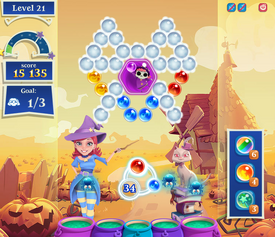 Bubble Witch 2 Saga Level 462 (Animals mode) - 3 Stars Walkthrough, No  Boosters 