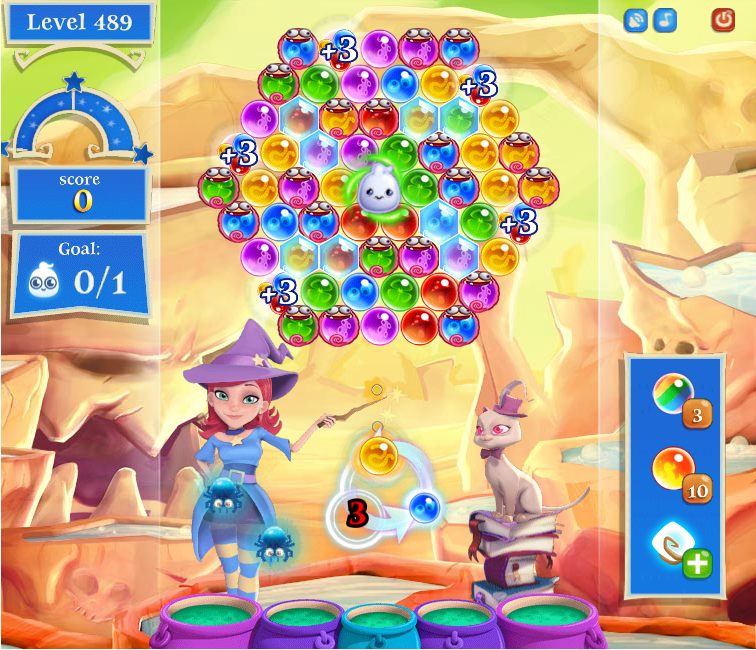 Bubble Witch Saga 2 Level 552 