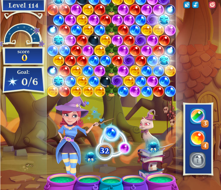 Bubble Witch Saga 2 Level 578 