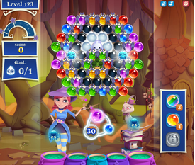 Bubble Shooter Level 123 Gameplay 