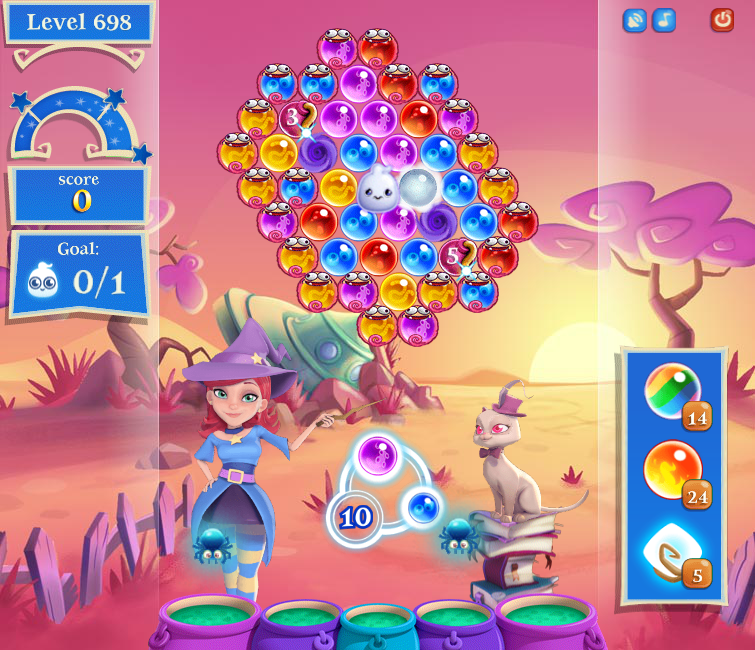 Bubble Witch 2 -- Level 1806 -- NO BOOSTERS 