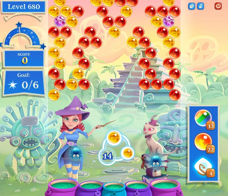 Level 680 Bubble Witch Saga 2 Wiki Fandom