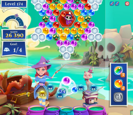 Bubble Shooter Gameplay, bubble shooter game level 341