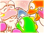 Grandpa and his grandchildren in .