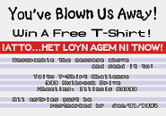 BubbleBusterSweepstakesContestRiddle.png (5 KB) Bubble Buster Ending, Contest Riddle