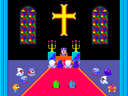 The chapel in Final Bubble Bobble