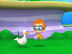 Nonny and the duck