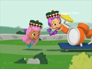 Molly and Oona as the two lasses