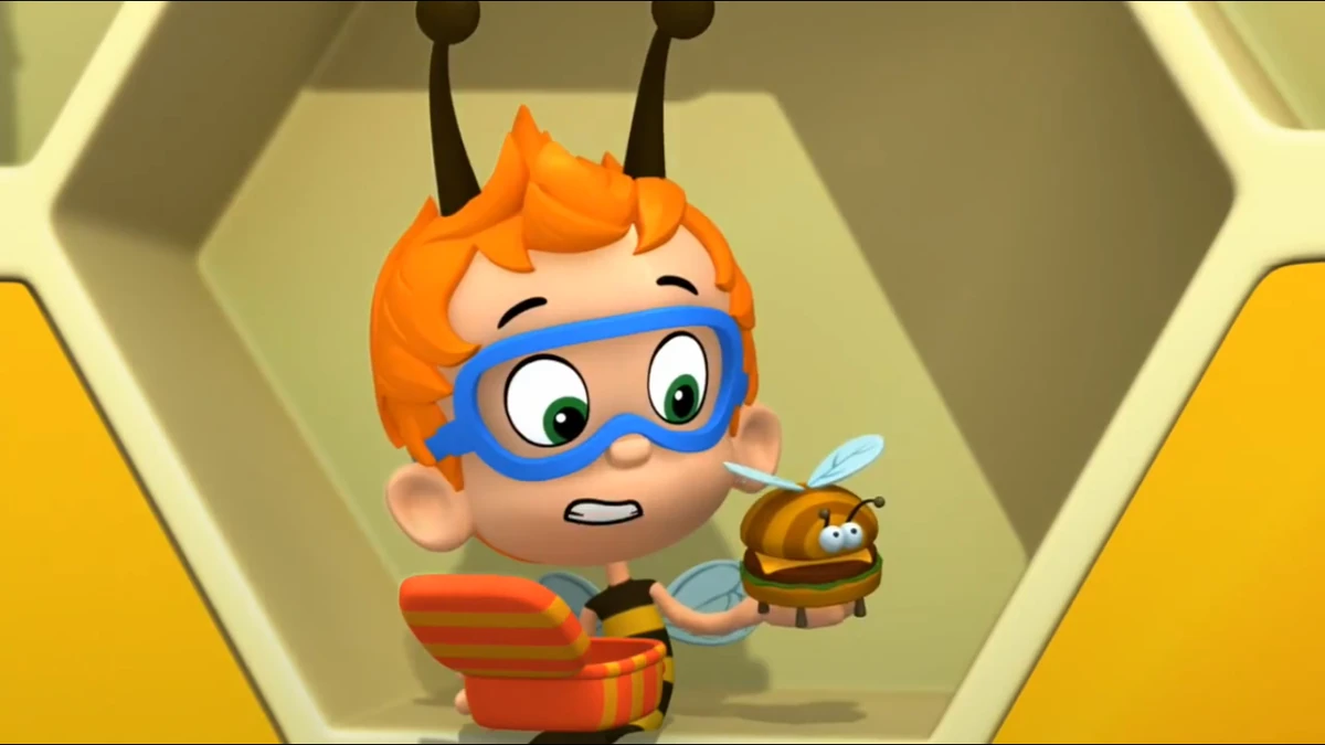 Apple juice and a beesburger Bubble Guppies Wiki Fandom