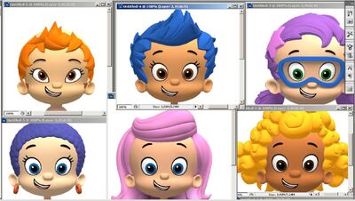 bubble guppies oona and nonny