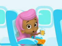 Molly holding juice, and under it is Mother goose