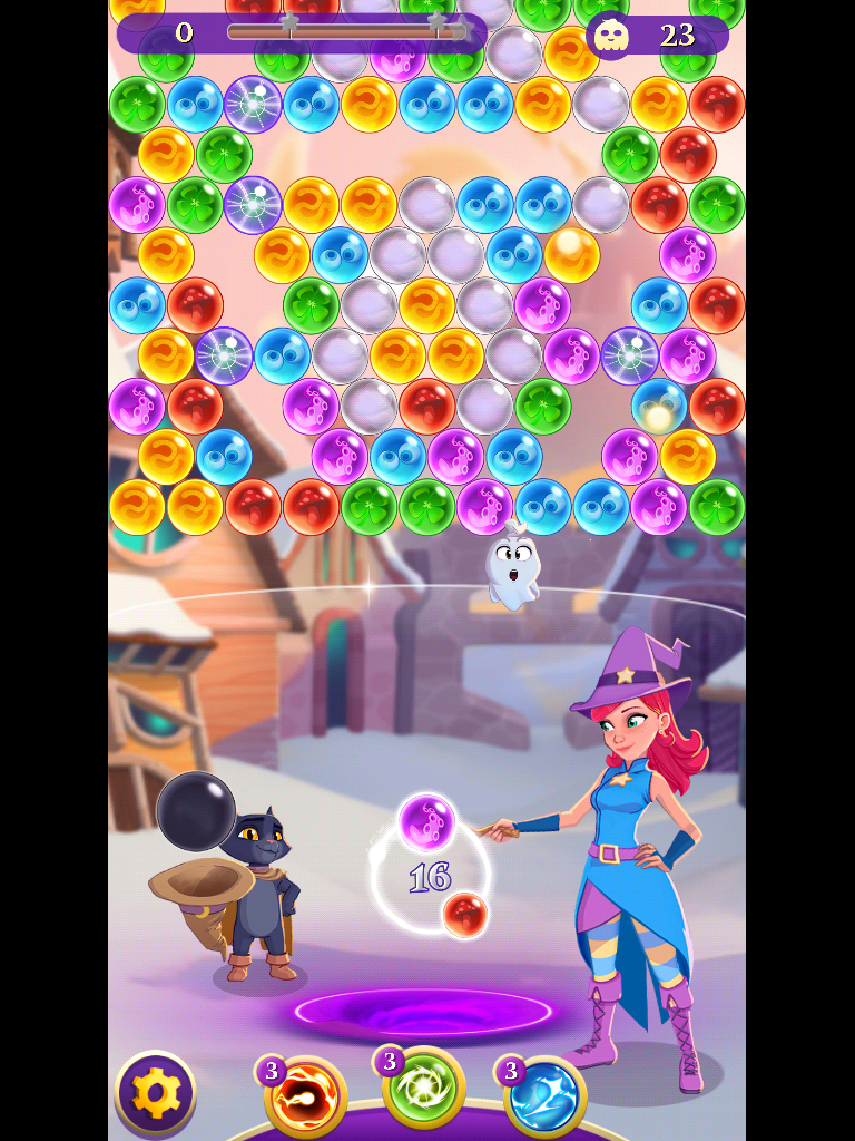 Bubble Witch Saga 2 level 1001 NO BOOSTERS 