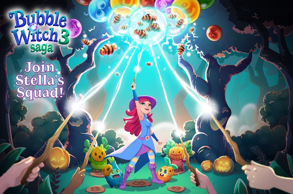 Strange and spooky things are - Bubble Witch 3 Saga