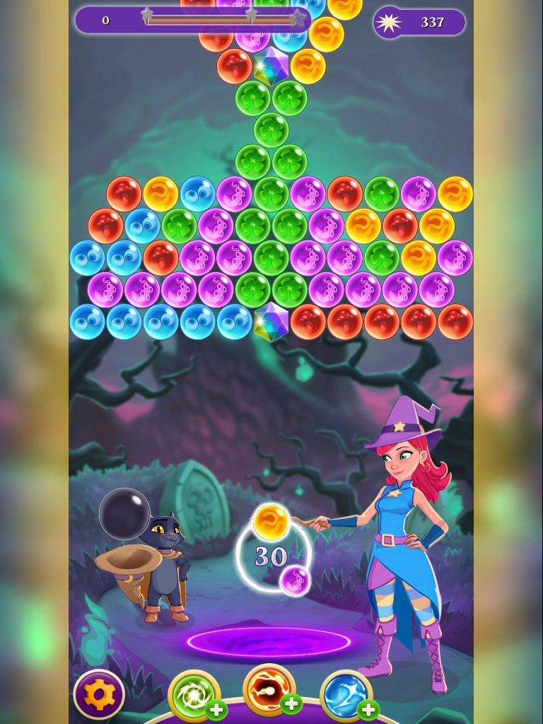 Bubble Witch 3 Saga Review: Refined Bubbles – Gamezebo