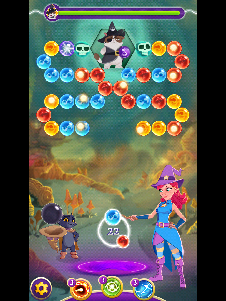 Bubble Witch Saga 3 - Level 852 