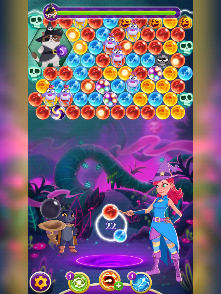 Bubble Witch Saga 3 - Level 852 