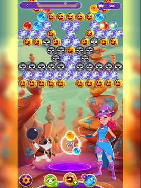 Bubble Witch Saga 2 level 1001 NO BOOSTERS 