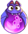 Purple Bat Bubble