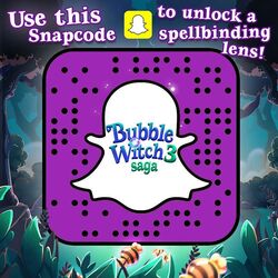 Bubble Witch 3 Saga - Psst, witches! Wanna have some extra fun this  weekend? 👻✨ Scan this snapcode in Snapchat to have a spellbinding time  playing with this exclusive lens!