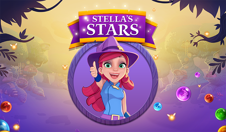 Bubble Witch 3 Saga - Stella is surviving the heat with delicious