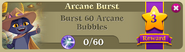 Arcane Burst Quest with 3-stars rewards